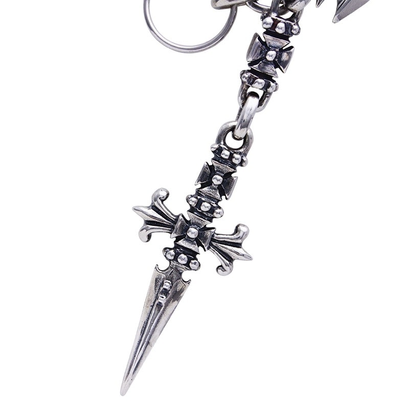 HOOK WITH CROSS LINK AND CROSS DAGGER KEY CHAIN | キーチェーン