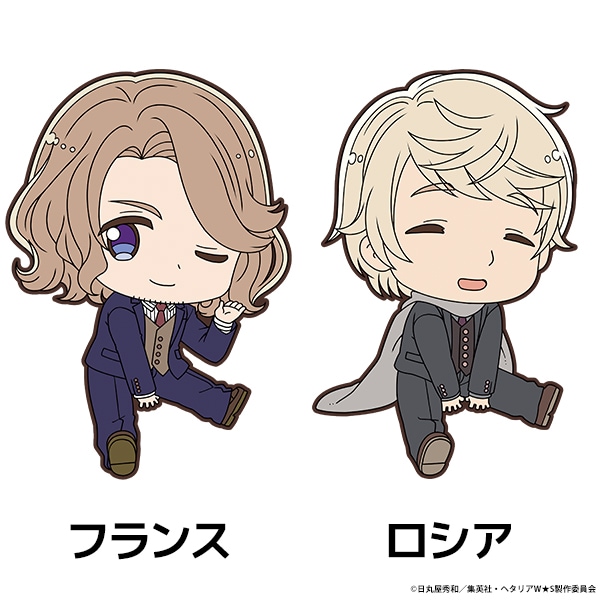 ヘタリア World☆Stars ぺたん娘トレーディングラバーストラップ vol.2