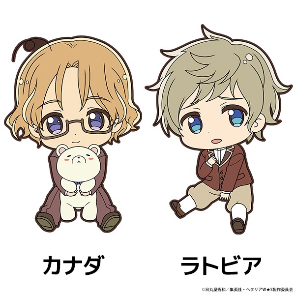 ヘタリア World☆Stars ぺたん娘トレーディングラバーストラップ vol.2