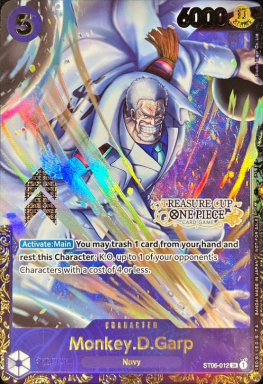 英語版〕〔未開封〕モンキー・D・ガープ「SR][ST06-012]《TREASURECUP