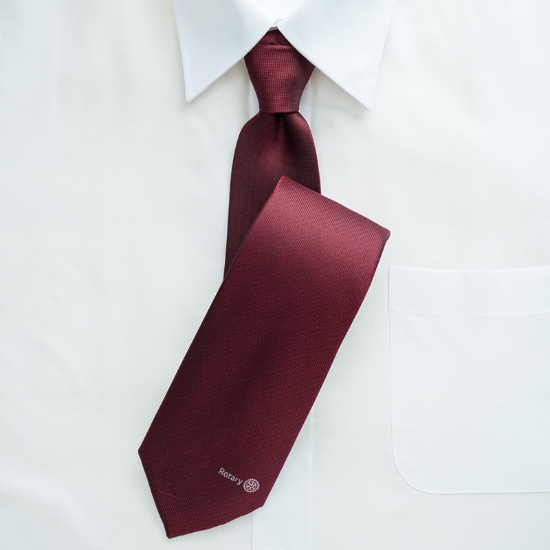 正絹ネクタイ・ソリッド(ボルドー) | ギフト・記念品・ノベルティ