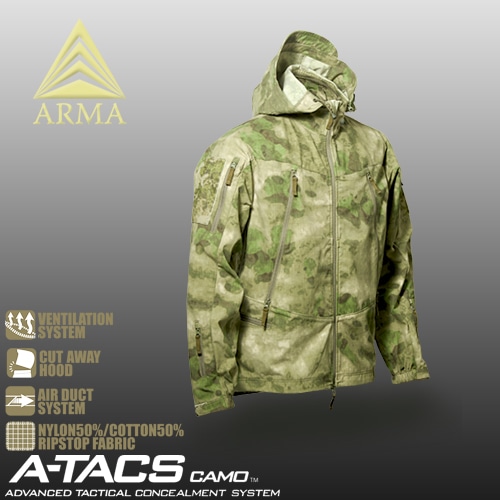 ARMA TACTICAL DIMENSION JACKET/A-TACS FG<br>【アルマ タクティカル