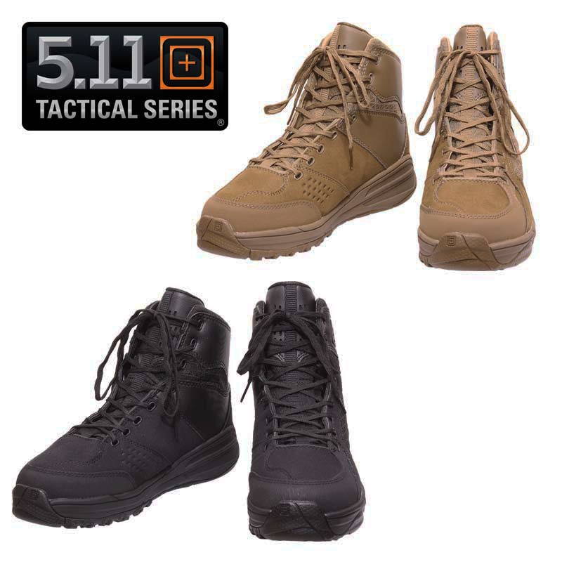 5.11 タクティカルブーツ8.5 箱袋つき 5.11 Tactical ATAC 2.0 8 ストーム 防水 サイド ジップ ブラック