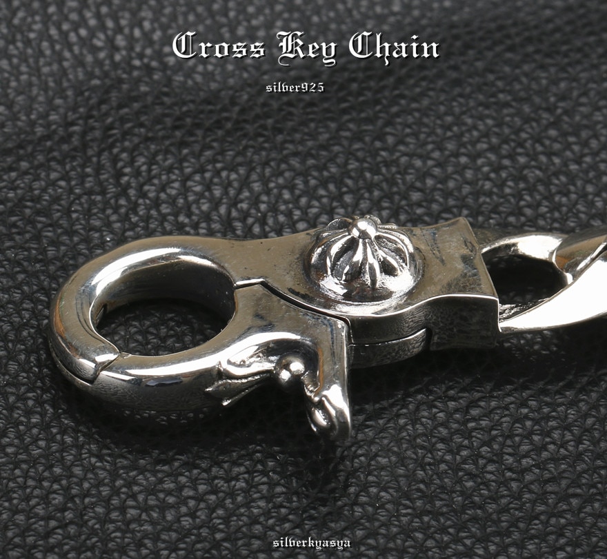 925 クロスクリップキーチェーン [zs001] | キーチェーン、キーリング