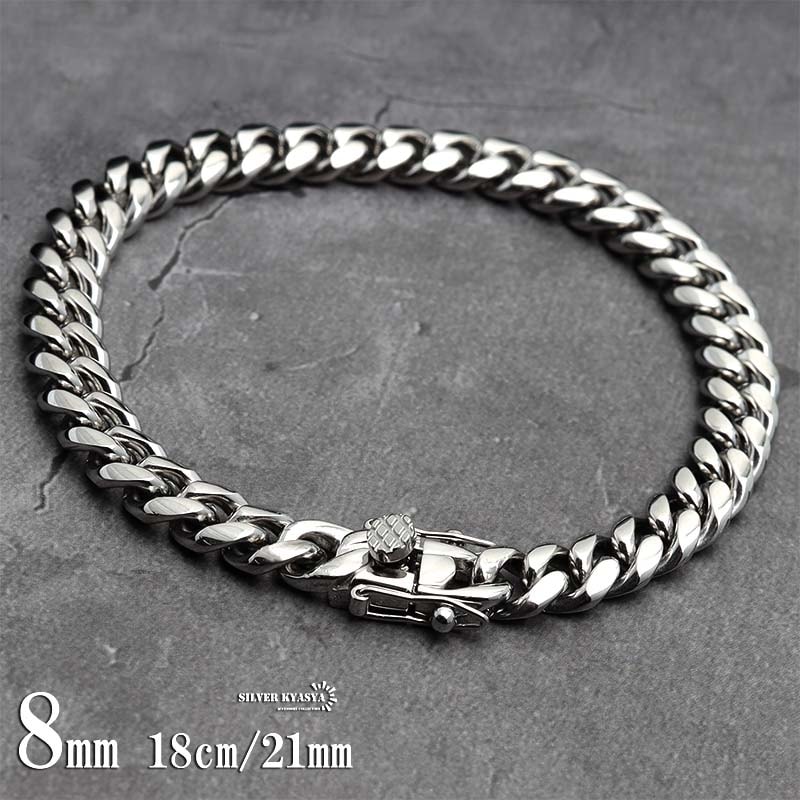 316L喜平ブレスレットシルバー8mm [b187-8mm] | スタイルで探す,HIP