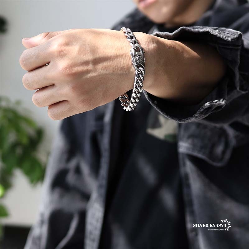 316L喜平ブレスレットシルバー10mm [b187-10mm] | スタイルで探す,HIP