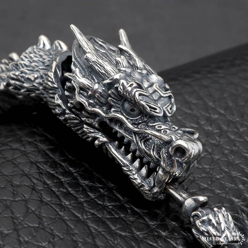 シルバー925 ドラゴンブレスレット 龍 [bs263] | スタイルで探す,個性