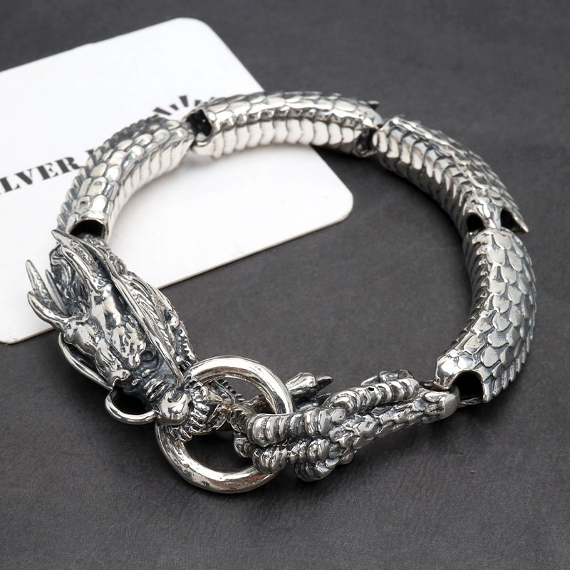 シルバー925 ドラゴンブレスレット 龍 [bs264] | スタイルで探す,個性