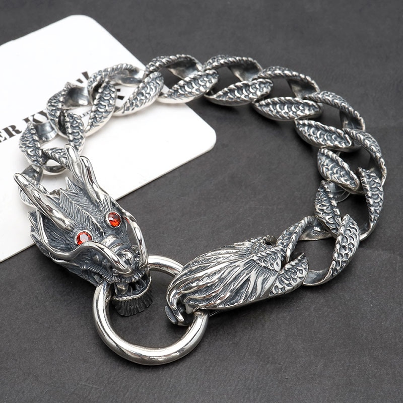 シルバー925 ドラゴンブレスレット 龍 [bs266] | スタイルで探す,個性