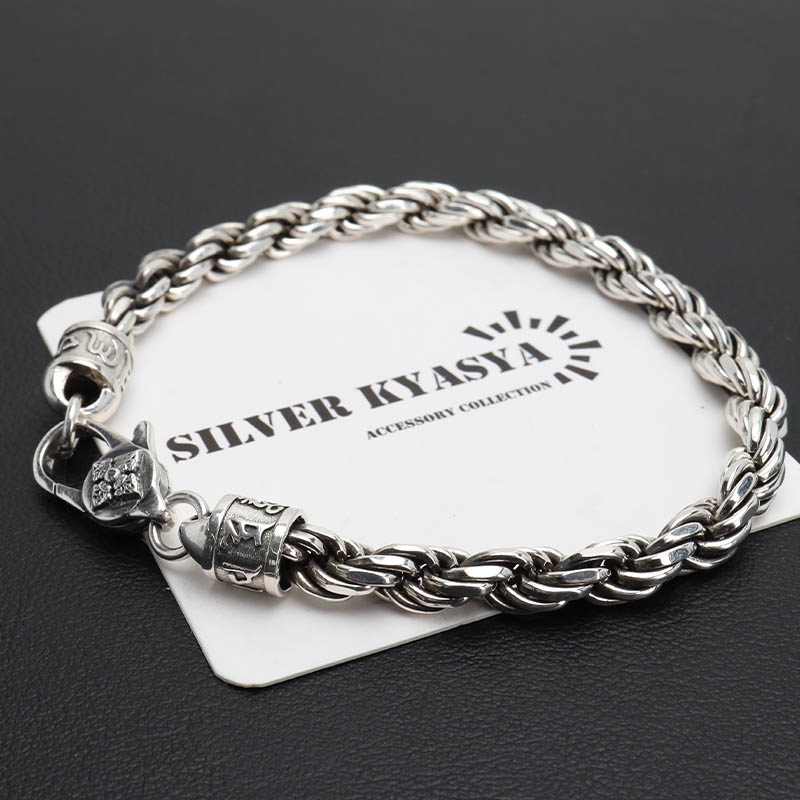 シルバー925 ロープチェーンブレスレット [bs251-5mm] | スタイルで