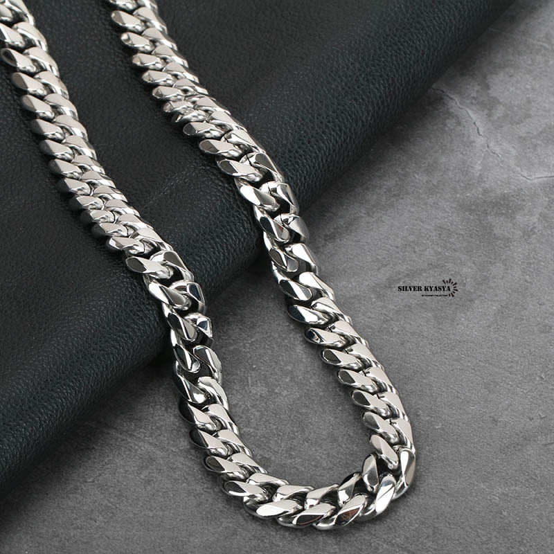 ステンレス 6面喜平ネックレス 14mm [n309-silver-14mm] | スタイルで