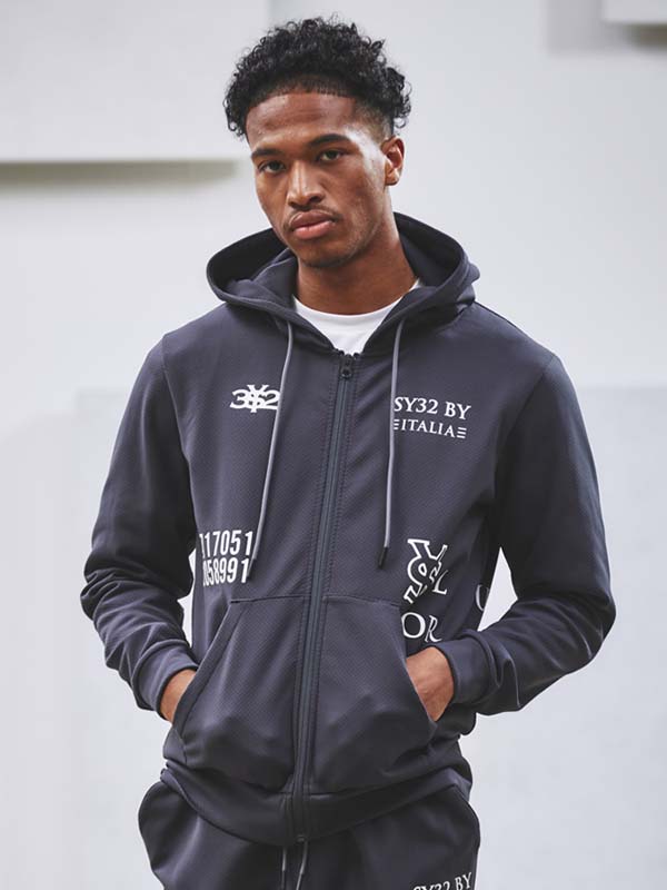 SPIRAL KNIT ZIP HOODIE | COLLECTION,2025 S/S,TOPS,HOODIES | 【公式