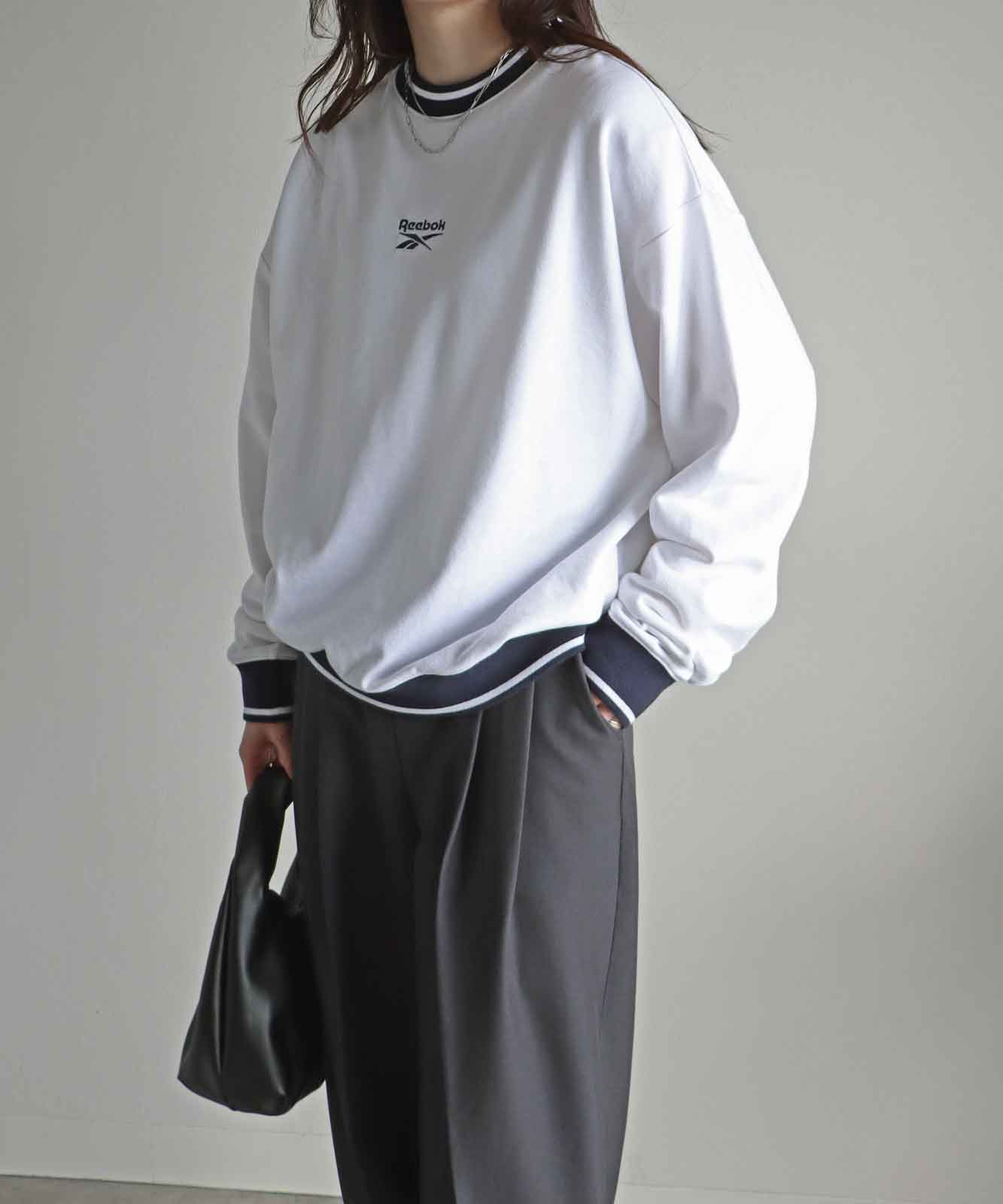 30%OFF】【Reebok/リーボック】 別注スモールベクター刺繍ラインリブ