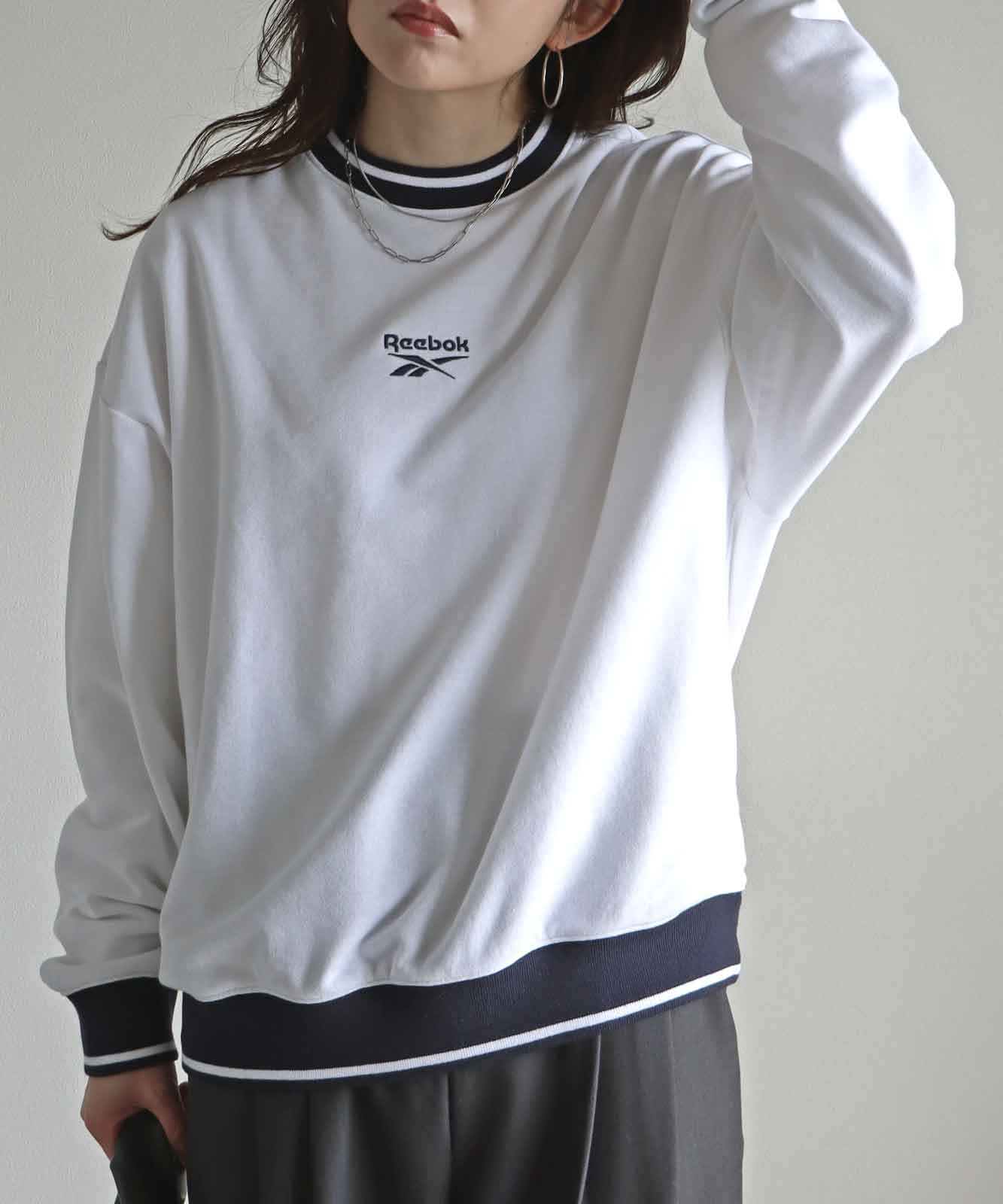 30%OFF】【Reebok/リーボック】 別注スモールベクター刺繍ラインリブ