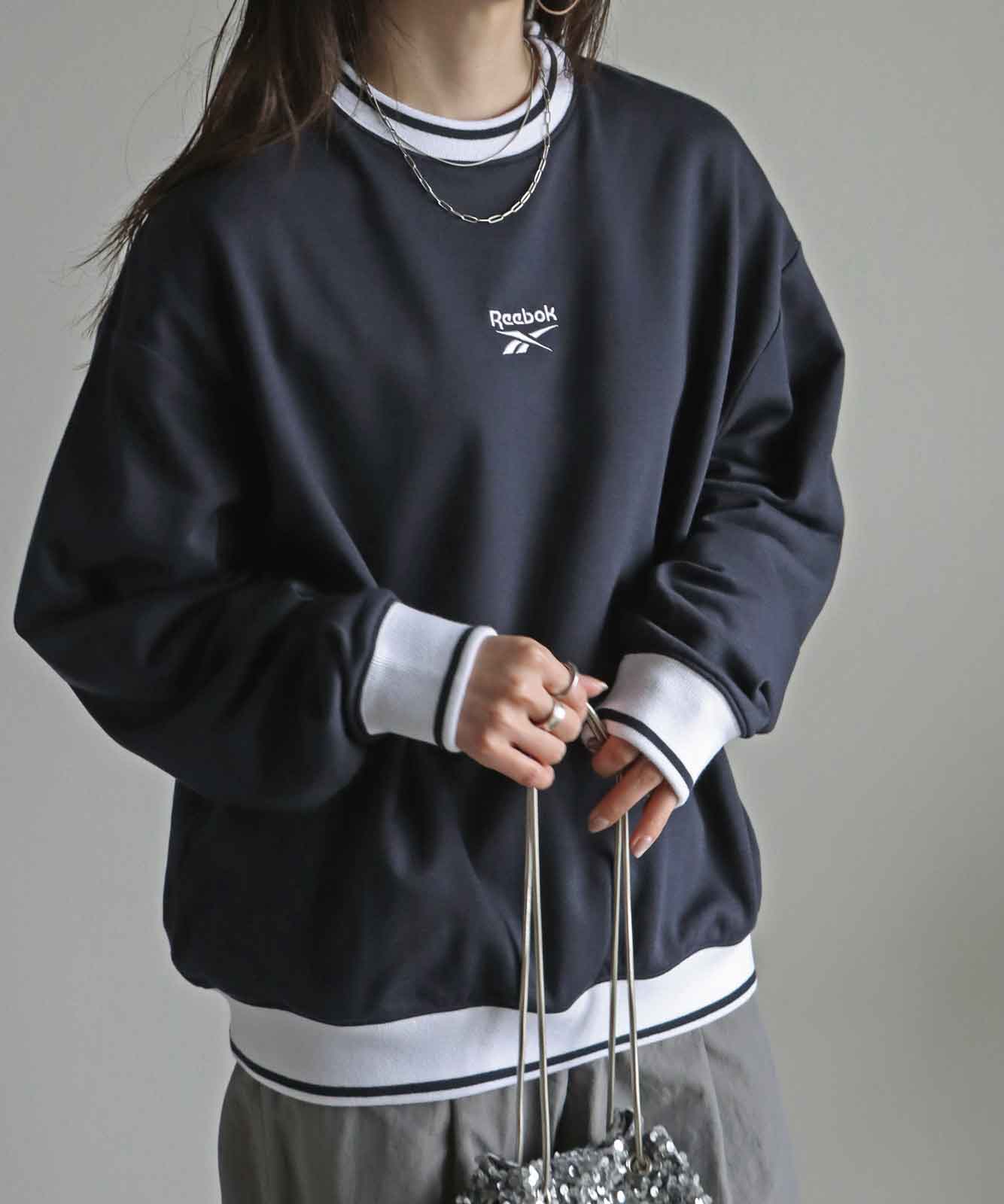 30%OFF】【Reebok/リーボック】 別注スモールベクター刺繍ラインリブ