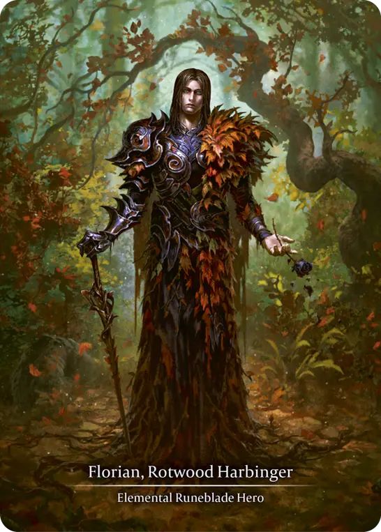 EN】《Cold Foil》[Elemental Runeblade] Florian, Rotwood Harbinger