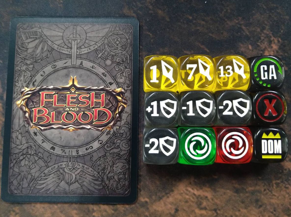 Flesh and Blood専用ダイス 12個入り【16mm Fab Dice】 | 非カード