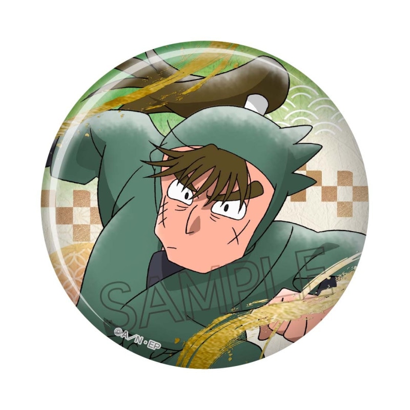 忍たま乱太郎 箔押し缶バッジ 土井半助 | 忍たま乱太郎 | ツインクル