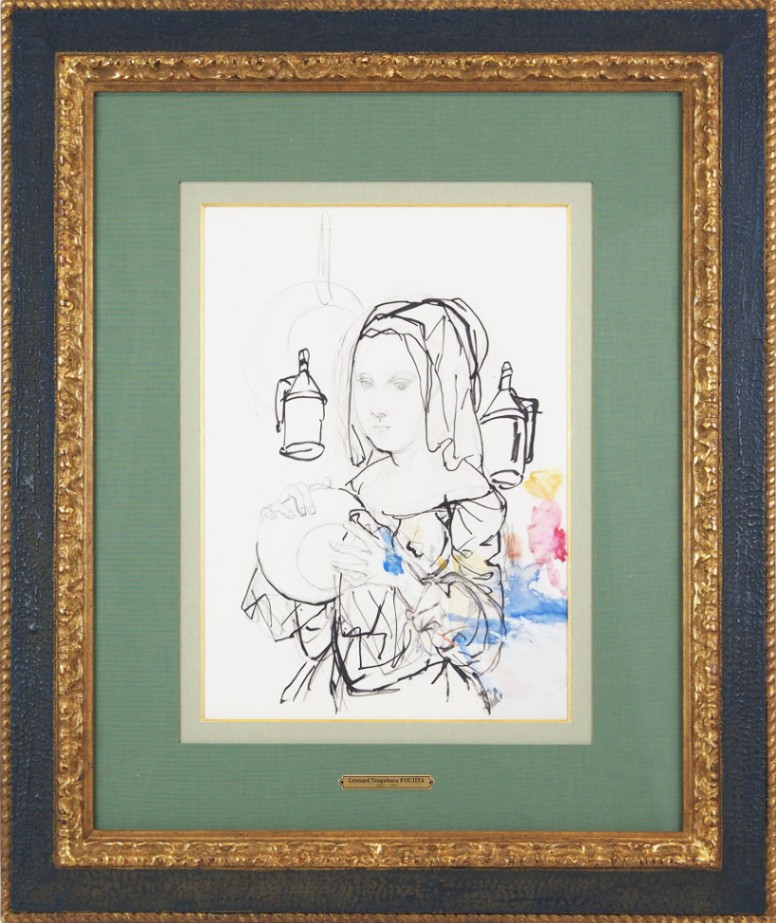 藤田嗣治 「台所の少女」 | | アトリエ・ブランカ