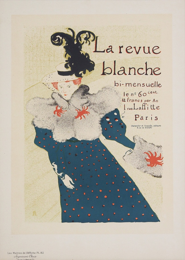 トゥールーズ＝ロートレック 「ラ・ルヴュ・ブランシュ」 | | アトリエ