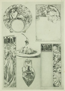 アルフォンス・ミュシャ 「装飾資料集・PL.51」 | | アトリエ・ブランカ