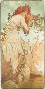 アルフォンス・ミュシャ 「四季」 四点組 | | アトリエ・ブランカ