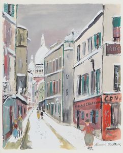 モーリス・ユトリロ 「サン・リュスティック通り」 | | アトリエ・ブランカ