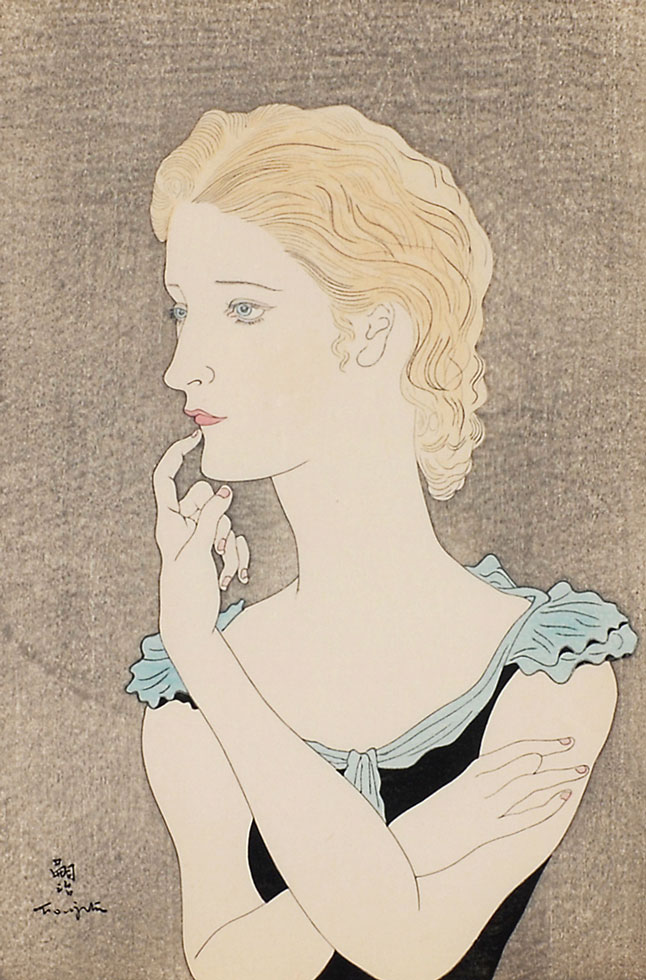 藤田嗣治 「ブロンドの女性」 | | アトリエ・ブランカ