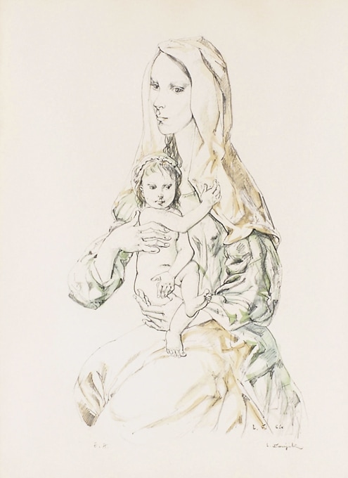藤田嗣治 「母子像（母と子）」 | | アトリエ・ブランカ
