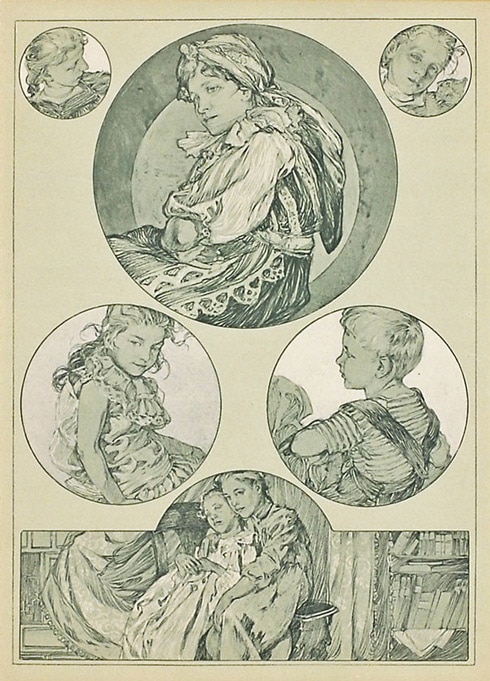 アルフォンス・ミュシャ 「装飾人物集・PL.16」 | | アトリエ・ブランカ