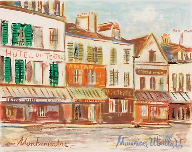 モーリス・ユトリロ 「テルトル・ホテル」 | | アトリエ・ブランカ