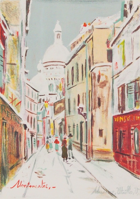 モーリス・ユトリロ 「サン・リュスティック通り」 | | アトリエ・ブランカ