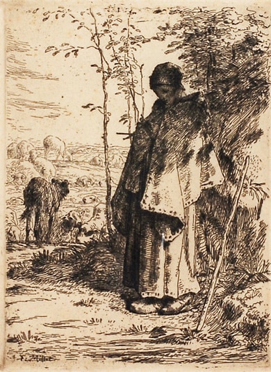 J=F・ミレー 「羊飼いの少女」 | | アトリエ・ブランカ