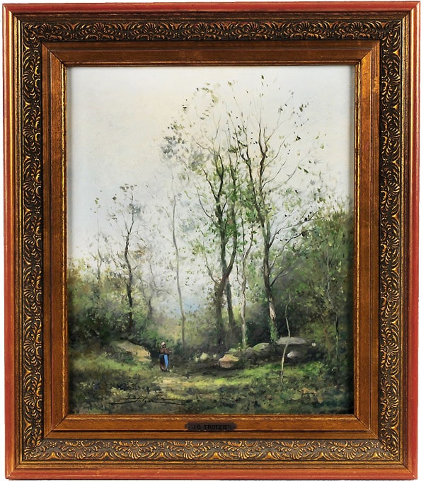 ジャン・ベルナール・トロッジェ 「森の中の農婦」 | | アトリエ・ブランカ