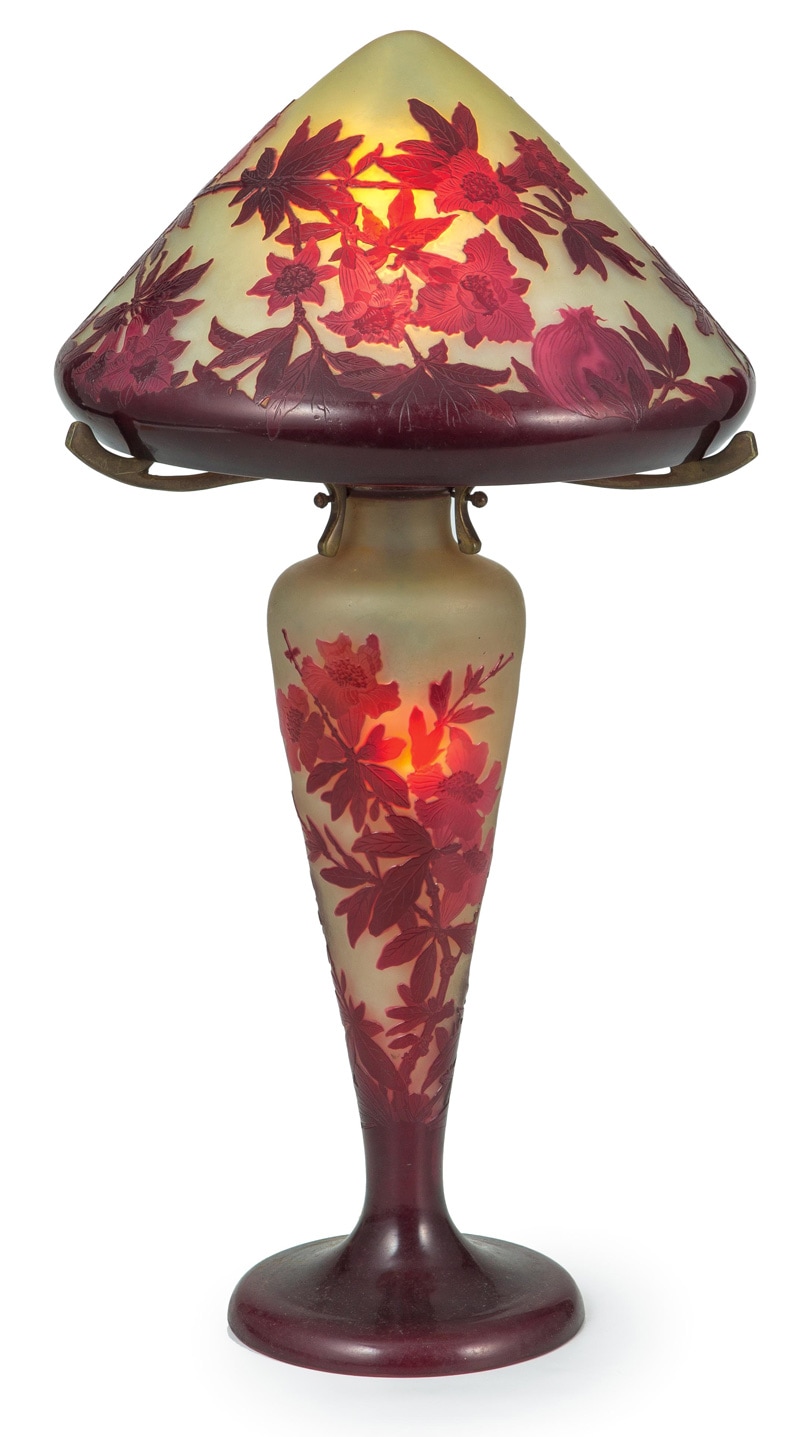 エミール・ガレ 「柘榴文ランプ」 | | アトリエ・ブランカ