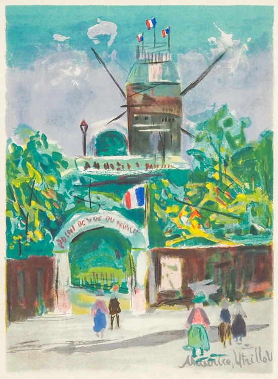 モーリス・ユトリロ 「ムーラン・ド・ラ・ギャレット」 | | アトリエ