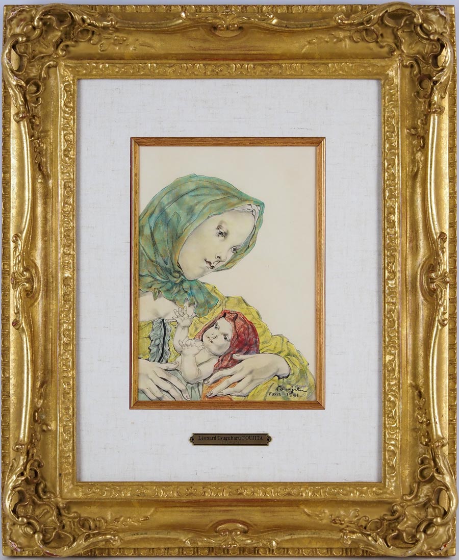 藤田嗣治 「母子像」 | | アトリエ・ブランカ