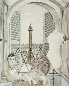 藤田嗣治 「ヴァンドーム広場」 | | アトリエ・ブランカ