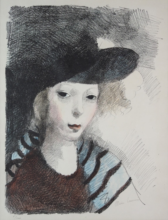 マリー・ローランサン 「画家の肖像」 | | アトリエ・ブランカ