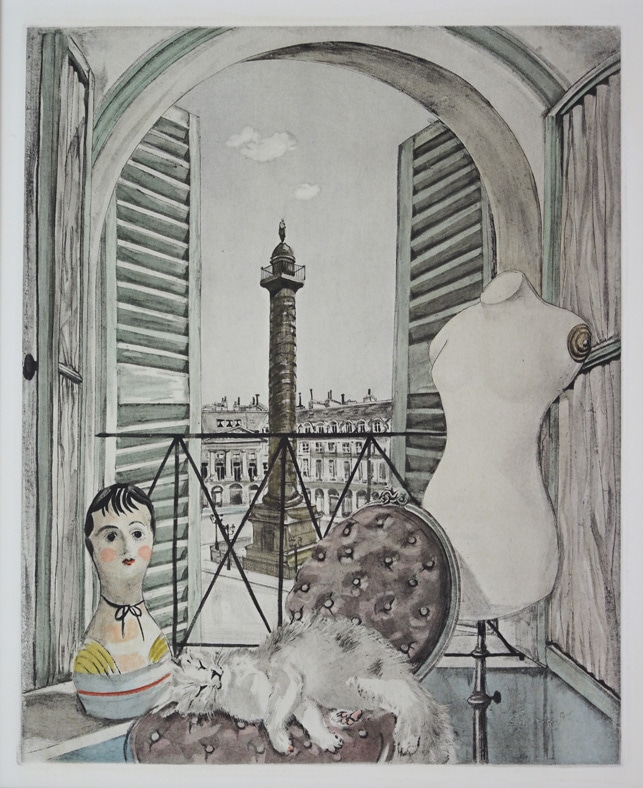 藤田嗣治 「ヴァンドーム広場」 | | アトリエ・ブランカ