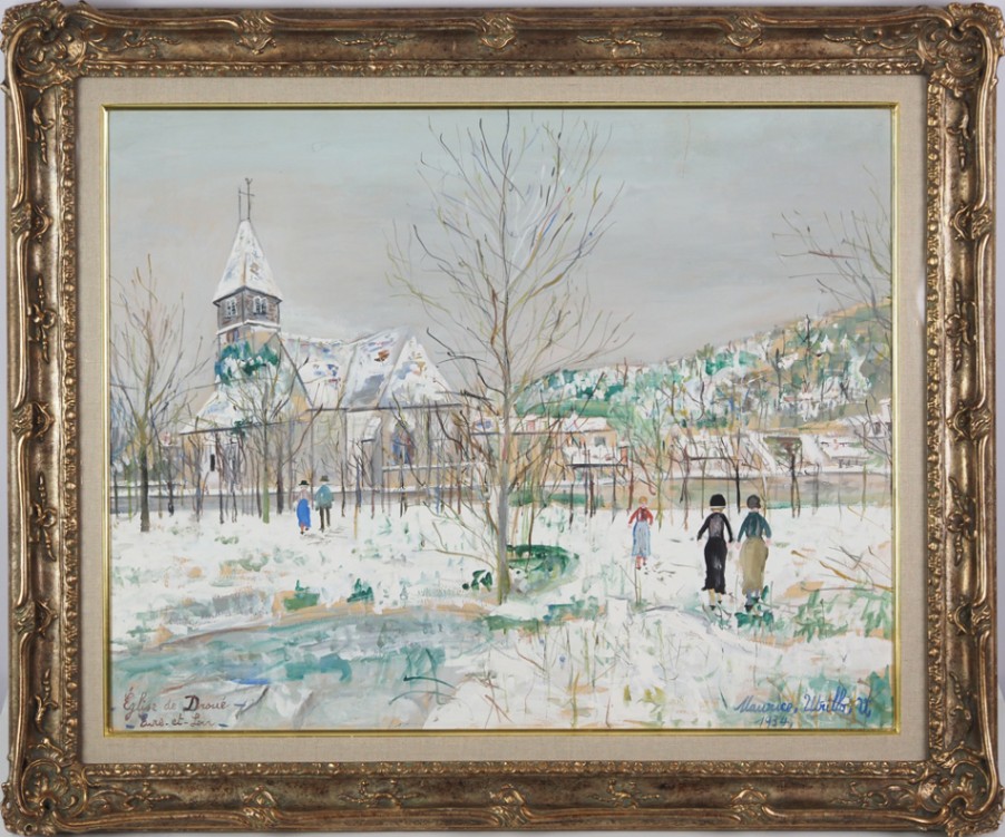 モーリス・ユトリロ 「雪のサン・ピエール教会」 | | アトリエ・ブランカ