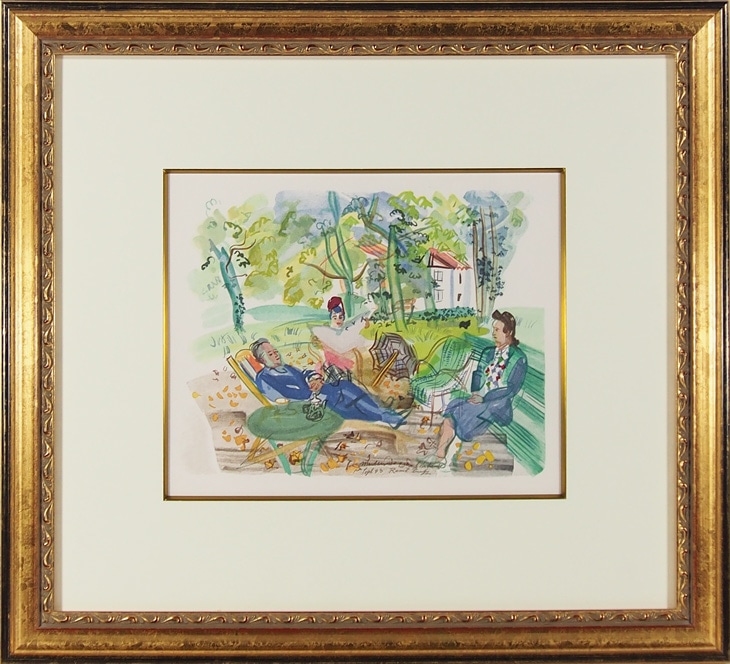 ラウル・デュフィ 「モンソネスの私たちの庭で」 | | アトリエ・ブランカ