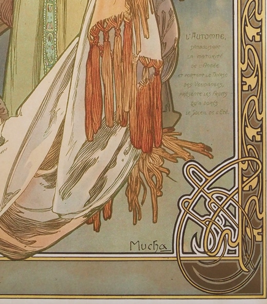 アルフォンス・ミュシャ 「秋」 | | アトリエ・ブランカ