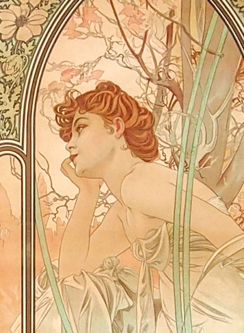 アルフォンス・ミュシャ 「夕べの夢想」 | | アトリエ・ブランカ