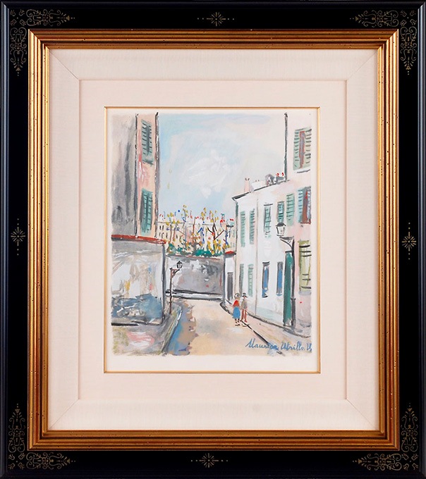 モーリス・ユトリロ 「モンマルトルの小径」 | | アトリエ・ブランカ