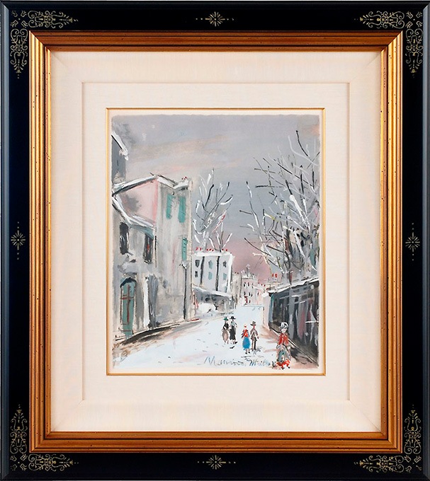 モーリス・ユトリロ 「古きサン・ヴァンサン通り」 | | アトリエ・ブランカ