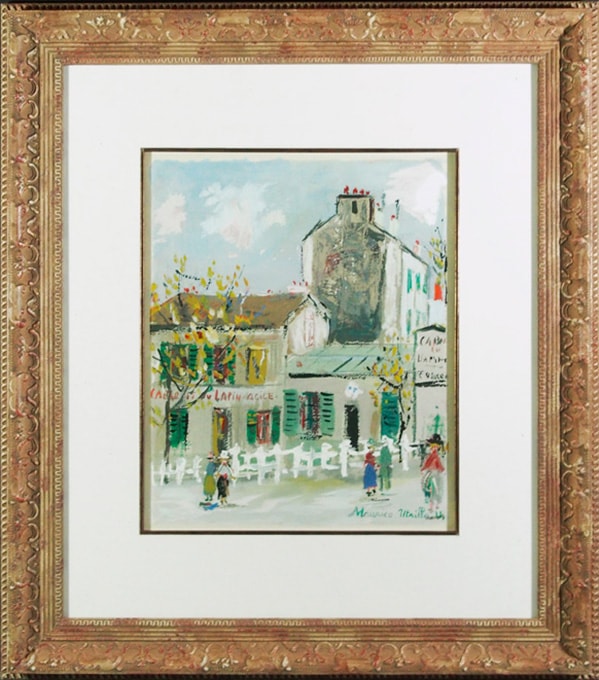 モーリス・ユトリロ、「BOUQUET DE FLEURS」、海外版超希少レゾネ