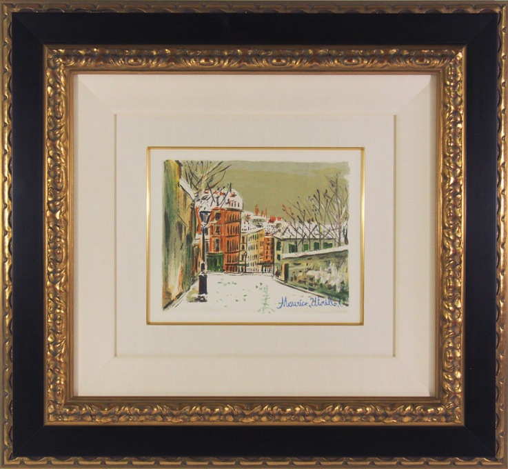 モーリス・ユトリロ 「冬のモン・スニ通り」 | | アトリエ・ブランカ