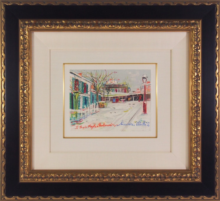 モーリス・ユトリロ 「雪のラパン・アジル」 | | アトリエ・ブランカ