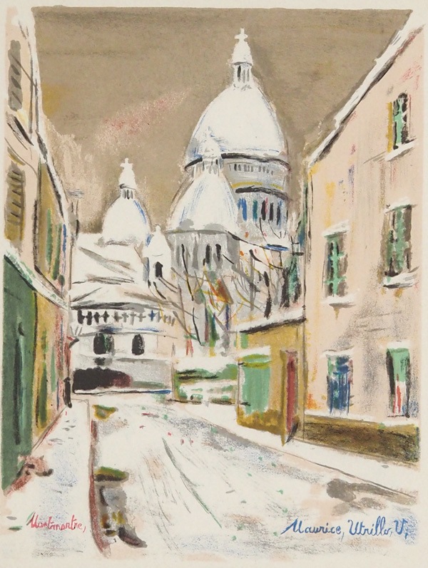 モーリス・ユトリロ 「雪のサクレ・クール寺院」 | | アトリエ・ブランカ